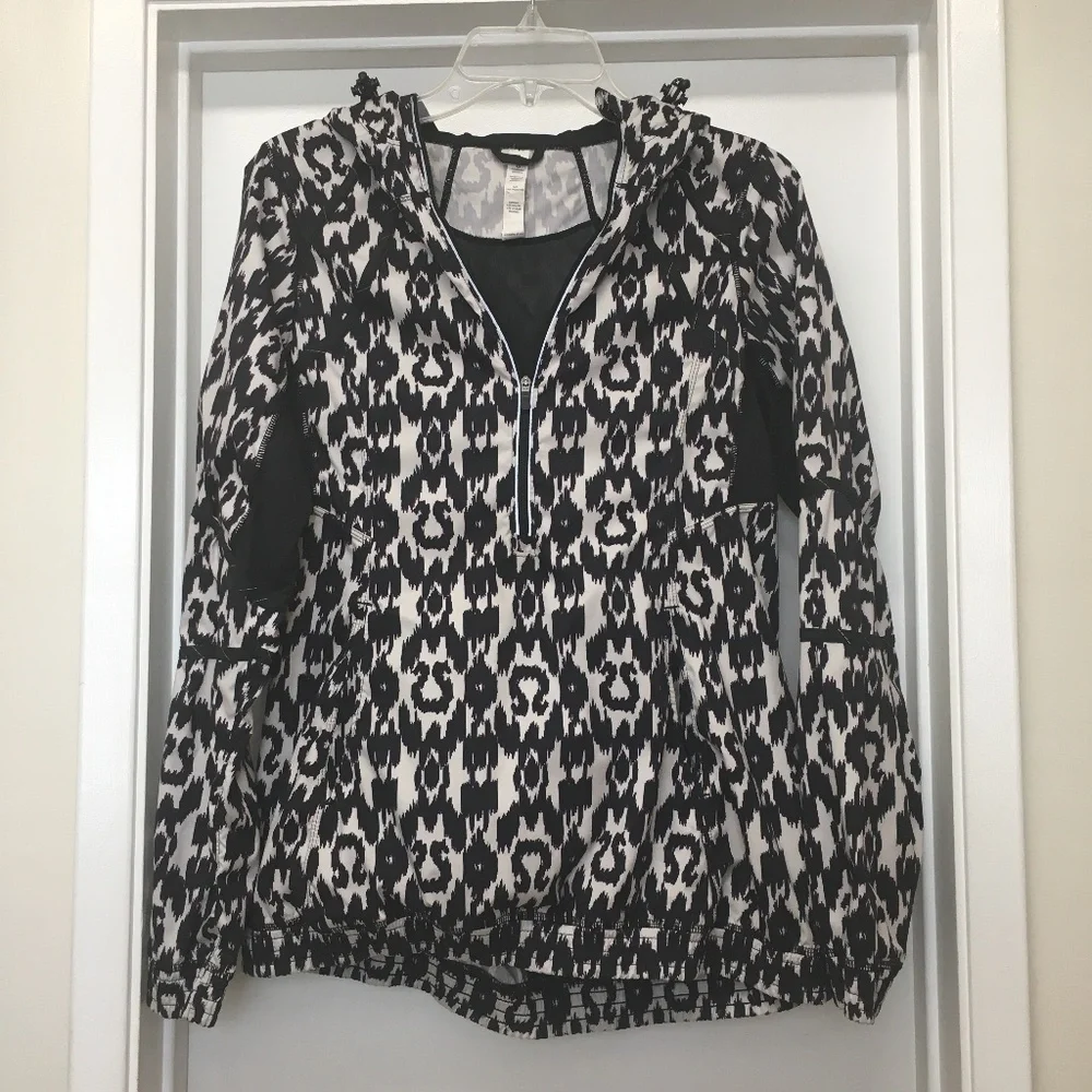 Lululemon Willpower 1/2 Zip Pullover Jacket Sprinkler Ikat EUC - Picture 2 of 12